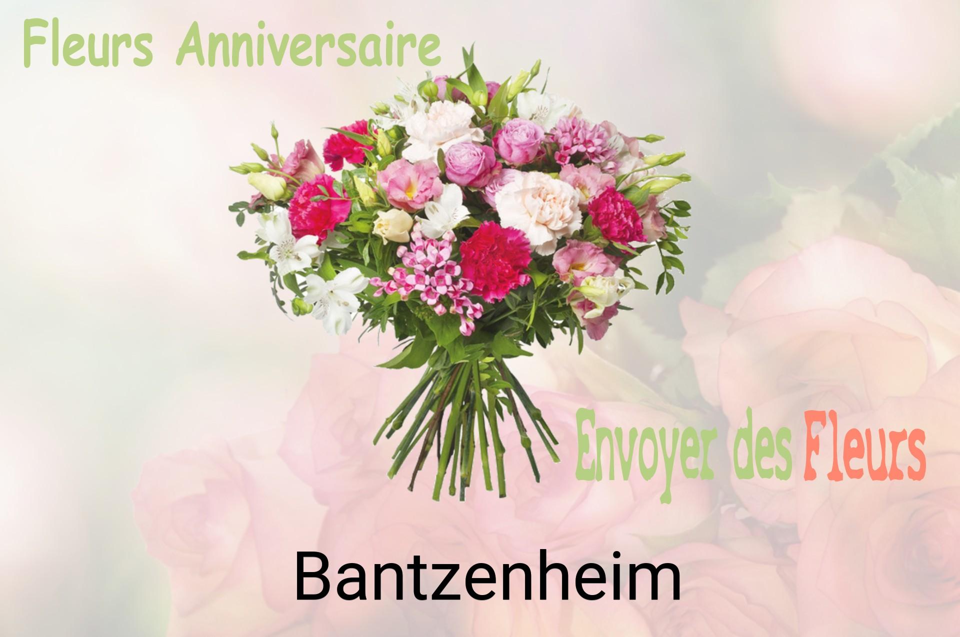 Bouquet de fleurs d’anniversaire livré à Bantzenheim